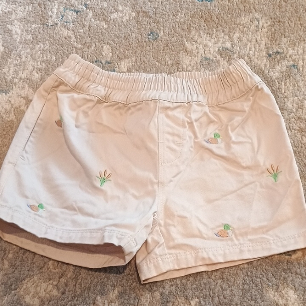 The Beaufort Bonnet Company Cream Embroidered High Waist Shorts